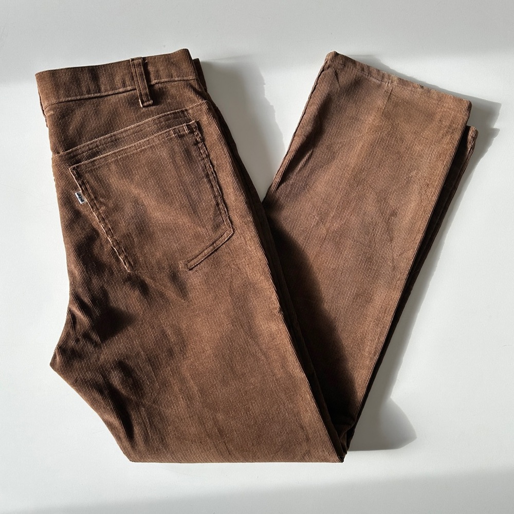 Vintage 70s Levi's Men's Corduroy Jeans 519 Straight Leg Cord Pants 36 x 31